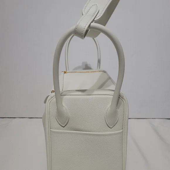Brand new Hermès White Lindy 26 - Picture 12 of 16